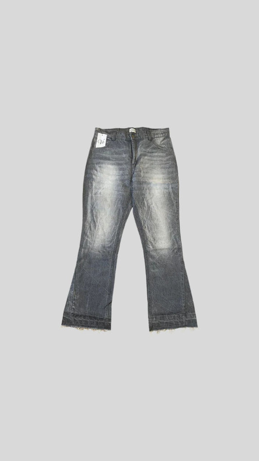 Grey Flare Denim